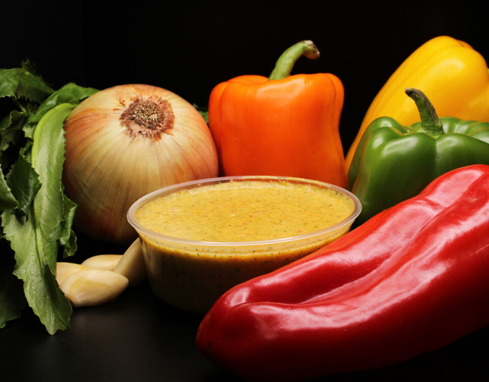 Fresh Puerto Rican sofrito made at Phoenix Coqui in Phoenix AZ